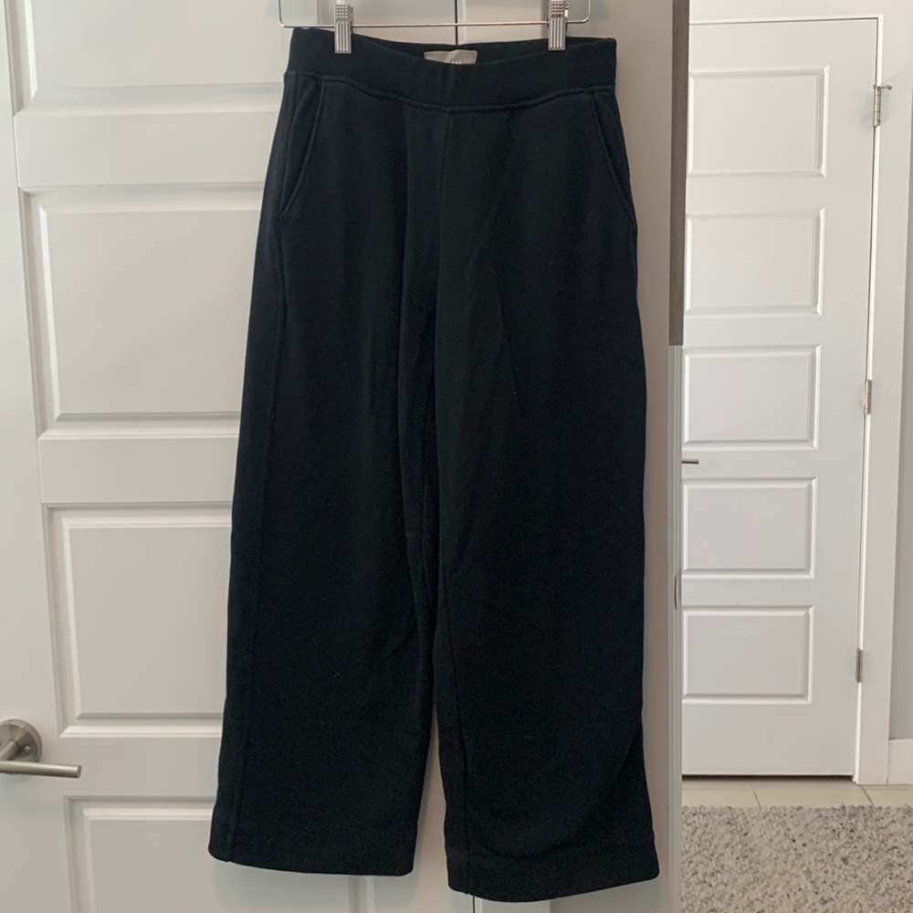 Everlane Wide Leg Crop Organic Cotton Sweatpants